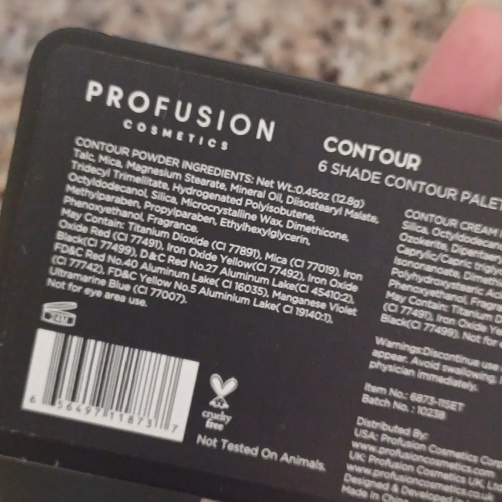 New Profusion Cosmetics Contour Palette